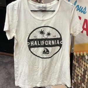 White Fitted Polo Tee with Short Sleeves